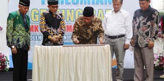 Haedar meresmikan Gedung Baru SMK Muhammadiyah