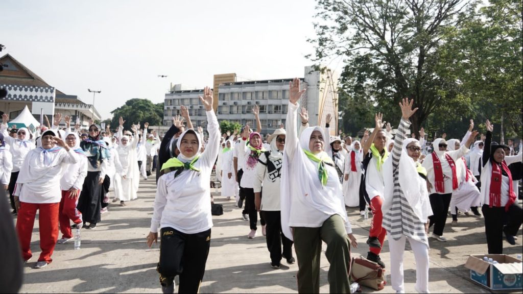 Kemenag menggelar peluncuran Senam Haji